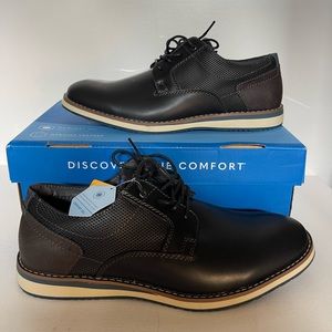 ✅ Nunn Bush Men's Size US 9 Casual Dress Shoes Formal Oxford Black Leather ✅ NIB